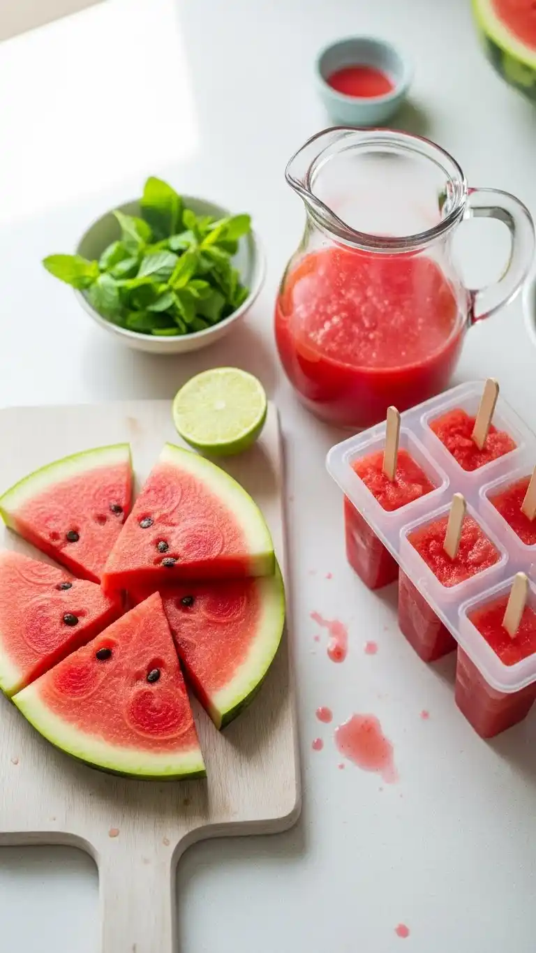 Refreshing Watermelon Popsicles for Hot Summer Days 3 Watermelon Popsicles1