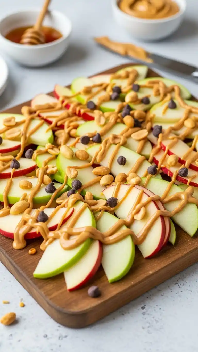3-Ingredient Apple Nachos That Feel Like a Treat 4 apple nachos2