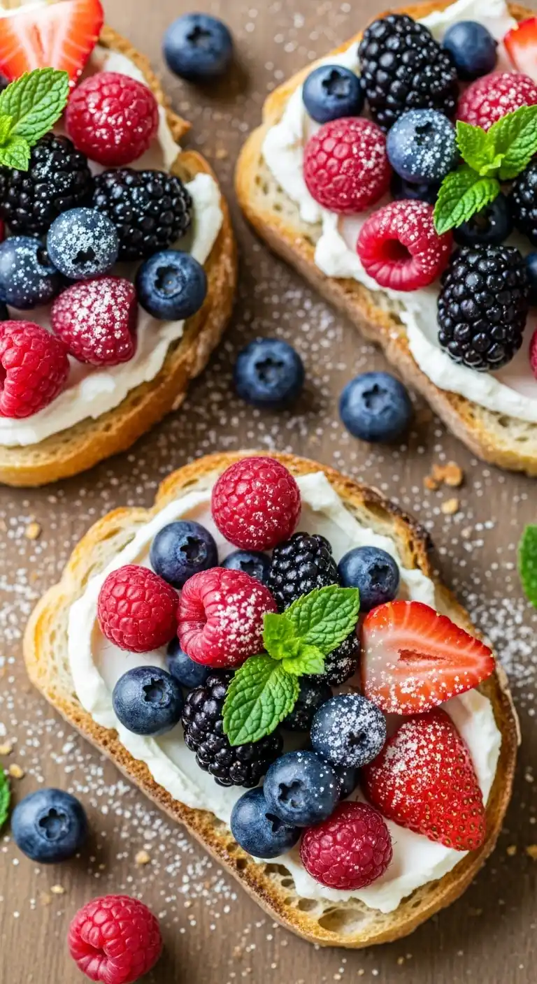 Sweet Berry Cream Cheese Toast for a Lazy Morning Treat 4 berry cream cheese toast 3