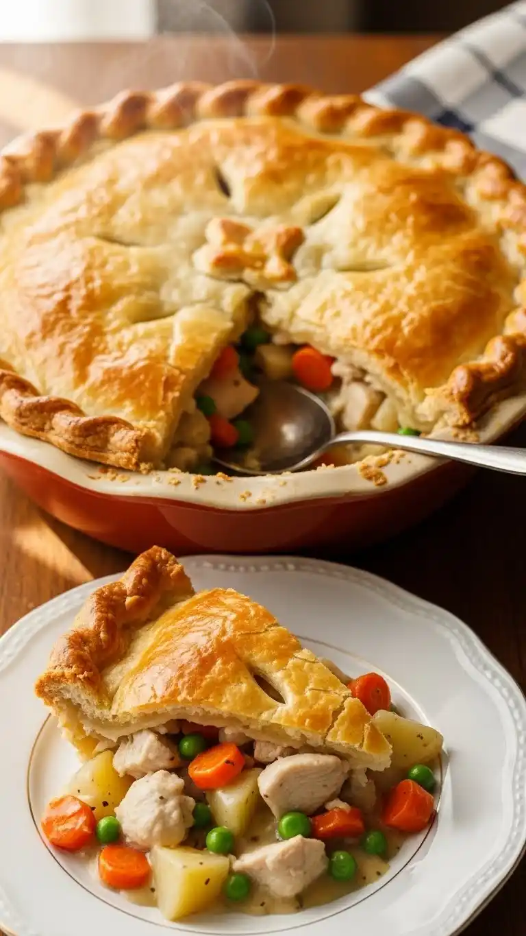 Classic Chicken Pot Pie with Flaky Butter Crust 4 chicken pot pie3