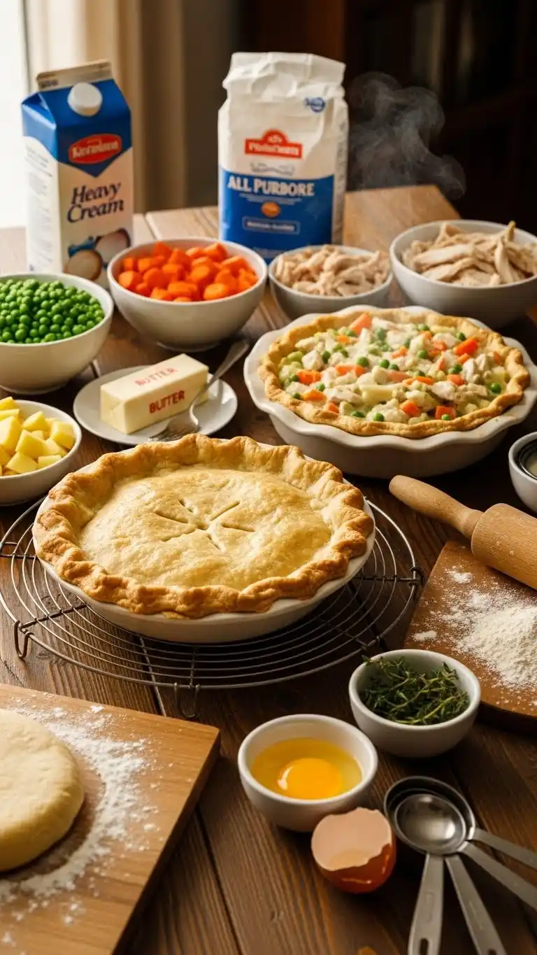 Classic Chicken Pot Pie with Flaky Butter Crust 3 chicken pot pit2