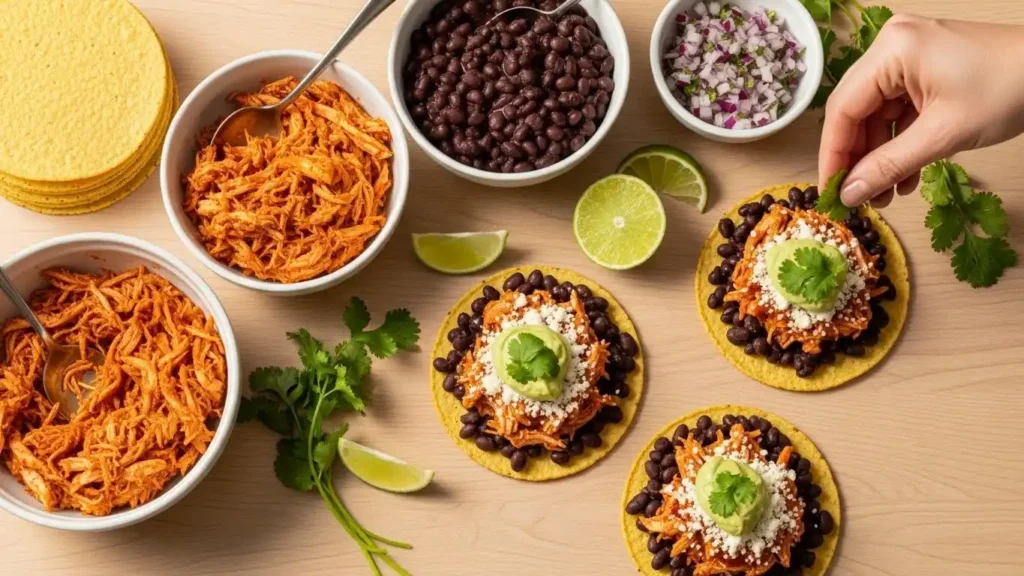 Why Chipotle Chicken Tostadas With Black Beans Are Your Next Obsession 3 chipotle chicken tostadas with black beans 3