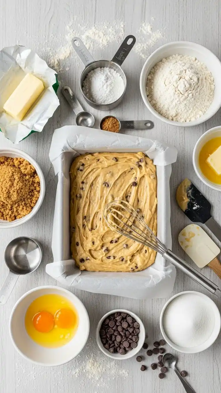 One-Bowl Chocolate Chip Blondies (So Easy!) 3 chocolate chip blondies2