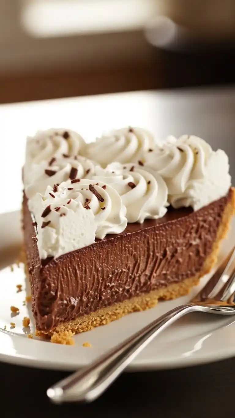 Decadent Chocolate Pudding Pie with Graham Cracker Crust 4 chocolate pudding pie1