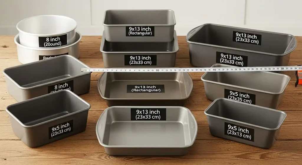 How to Adjust Baking Time for Different Size Pans: A Beginner’s Guide 2 common pan sizes