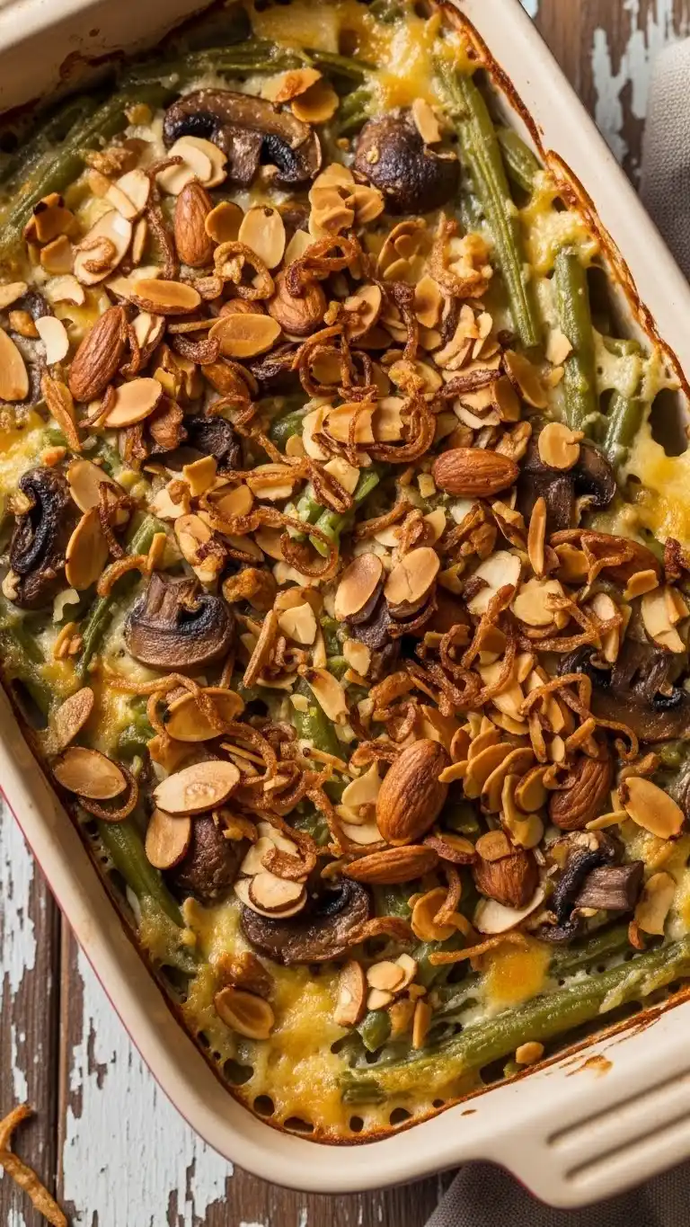 9 Festive Green Bean Casserole Recipes Everyone Loves 8 crunchy almond green bean