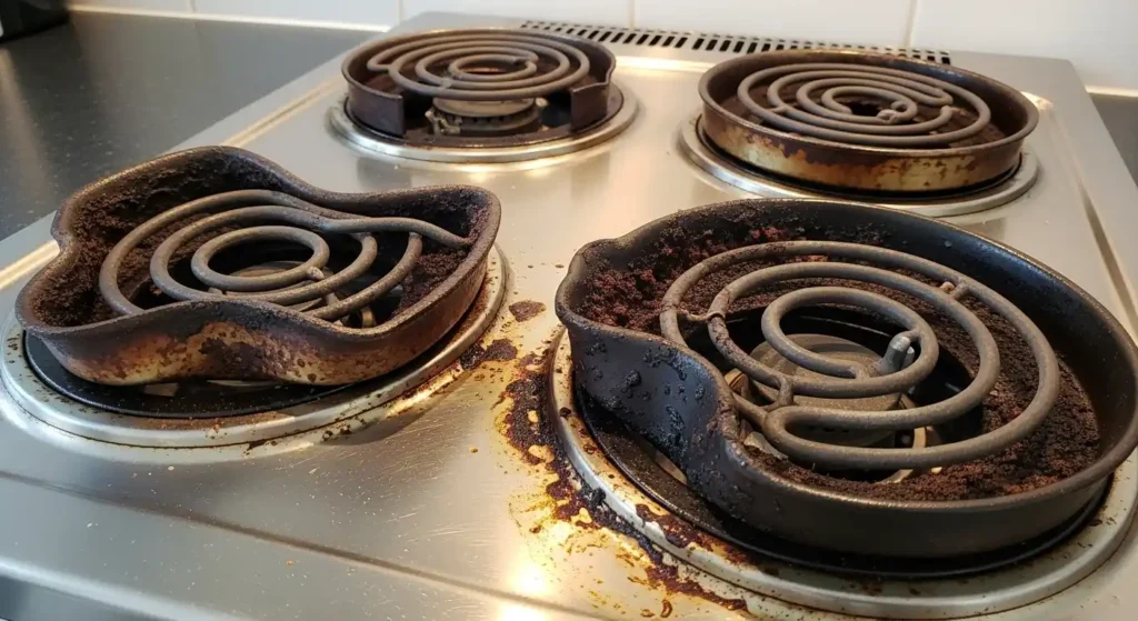 How to Clean Stove Drip Pans: A Simple Guide to a Spotless Stove 4 dicoloration of stove drip pans