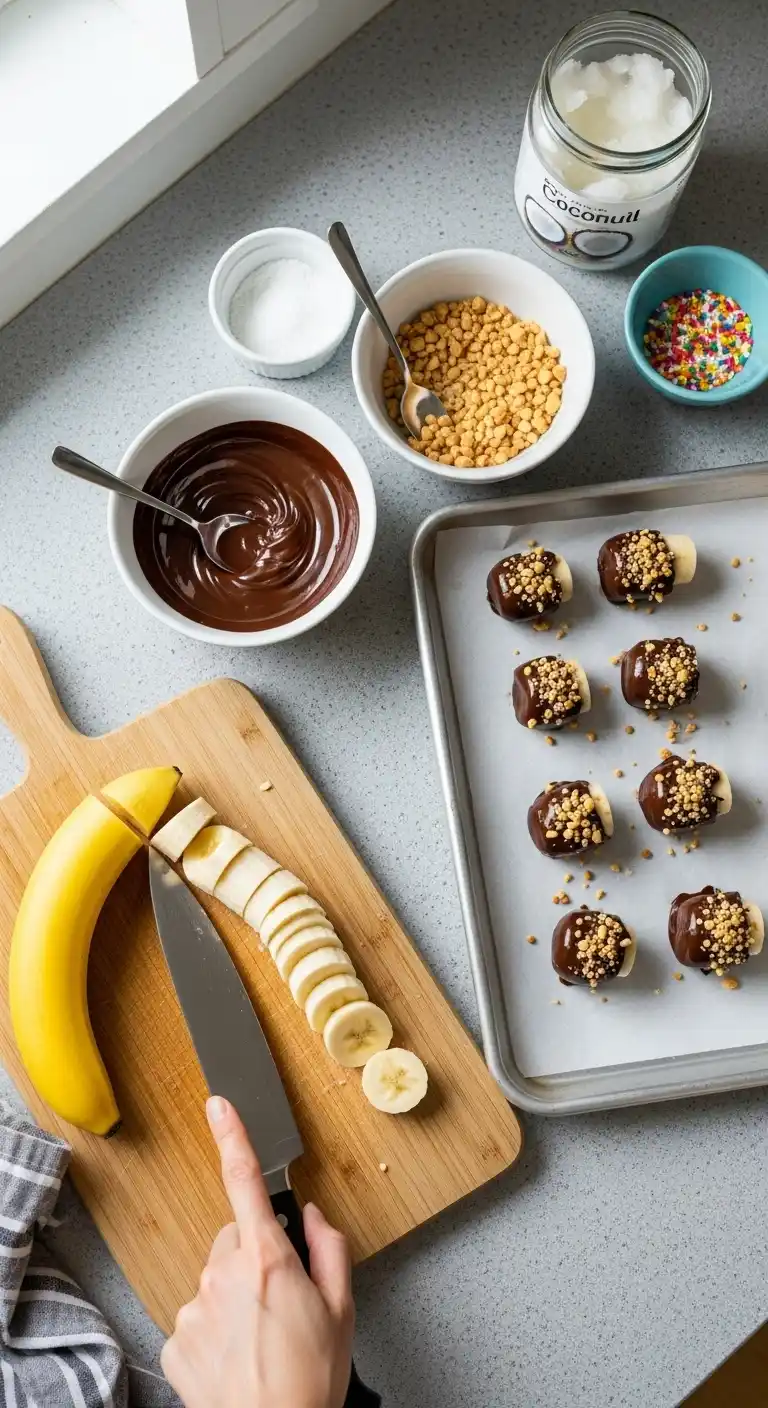 Frozen Banana Bites: Sweet Snack, Almost Healthy Treat 3 frozen banana bites 2