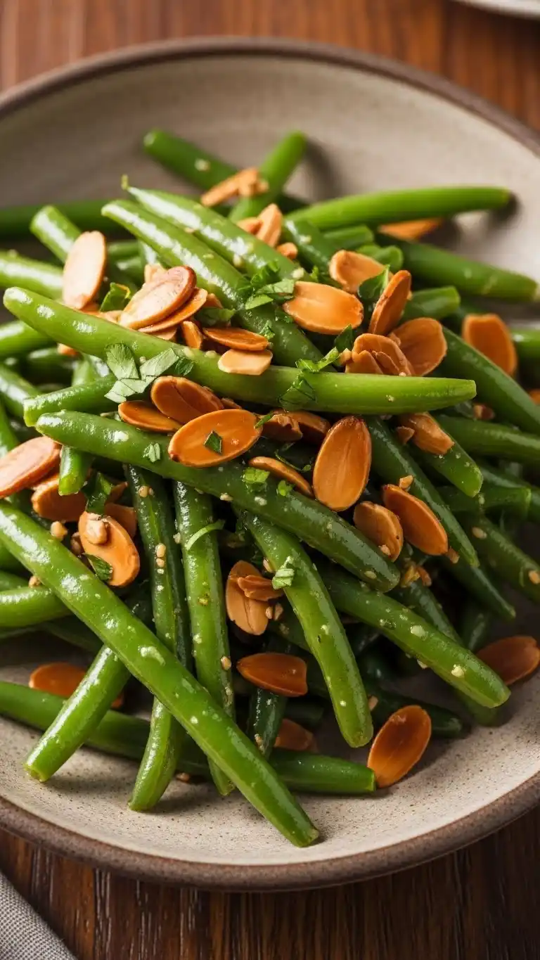 9 Quick Holiday Side Dishes for Busy Hosts 6 green bean almandine (1)