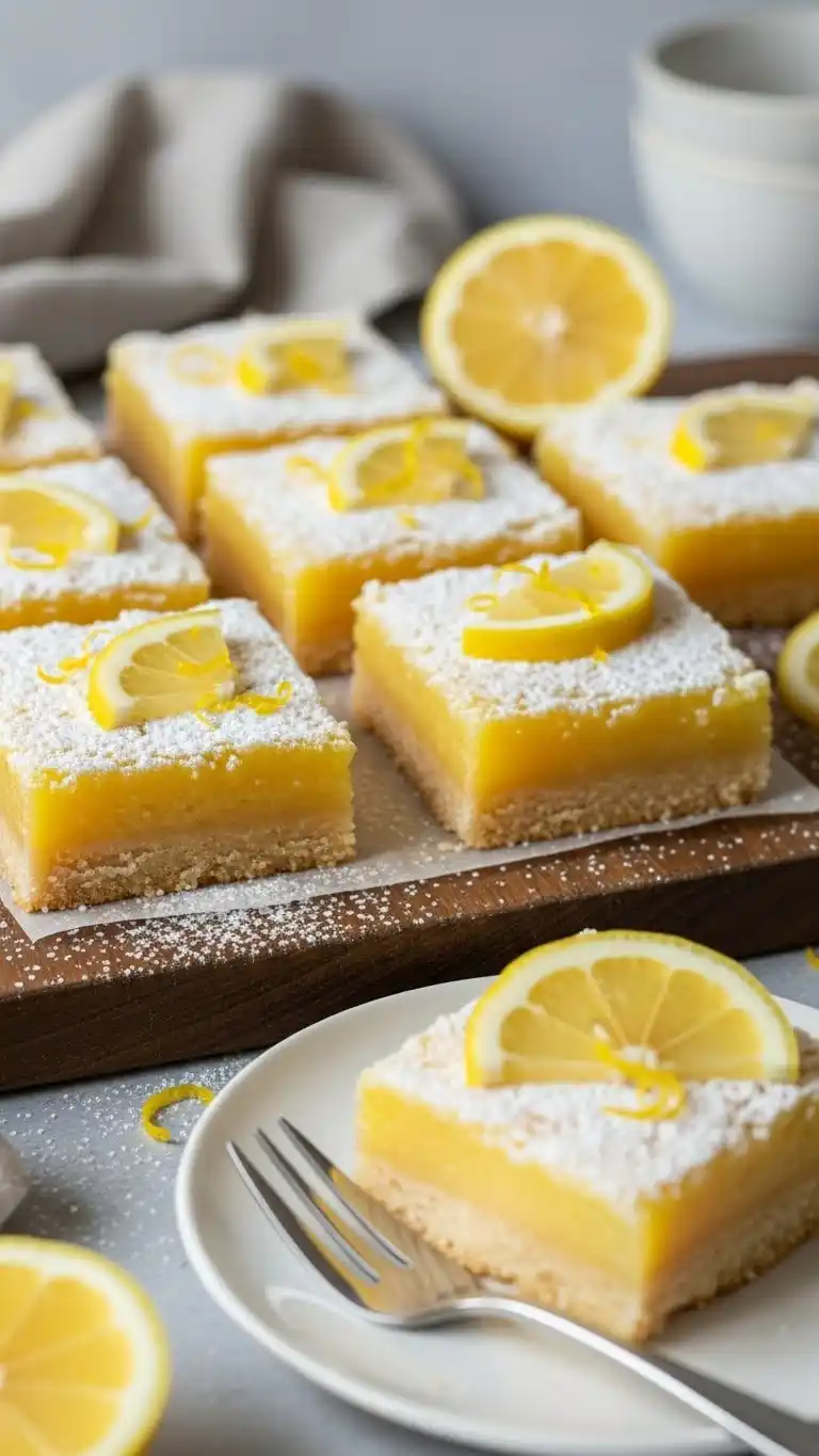 3-Ingredient Lemon Bars That Taste Like Pure Sunshine 4 lemon bars2