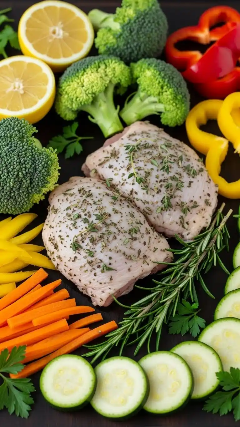 Lemon Herb Chicken & Veggies: Weeknight Dinner Hero 3 lemon herb chicken 2
