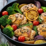 Lemon Herb Chicken & Veggies: Weeknight Dinner Hero 2 lemon herb chicken &vegies