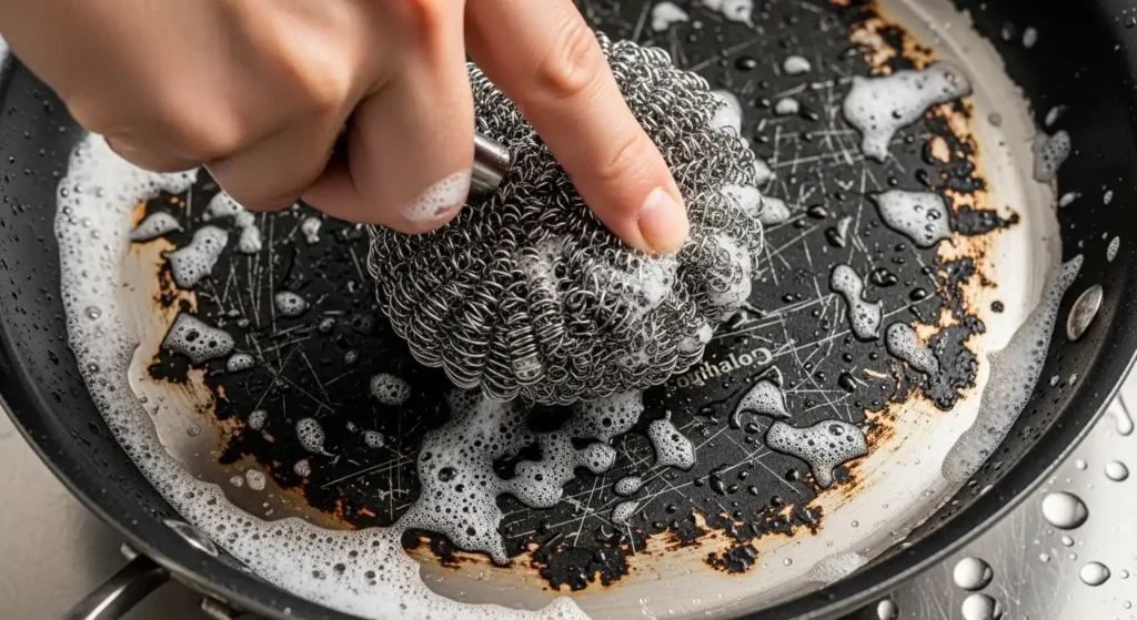 How to Clean Calphalon Pans: The Ultimate Guide for a Spotless Kitchen 5 metal scruber