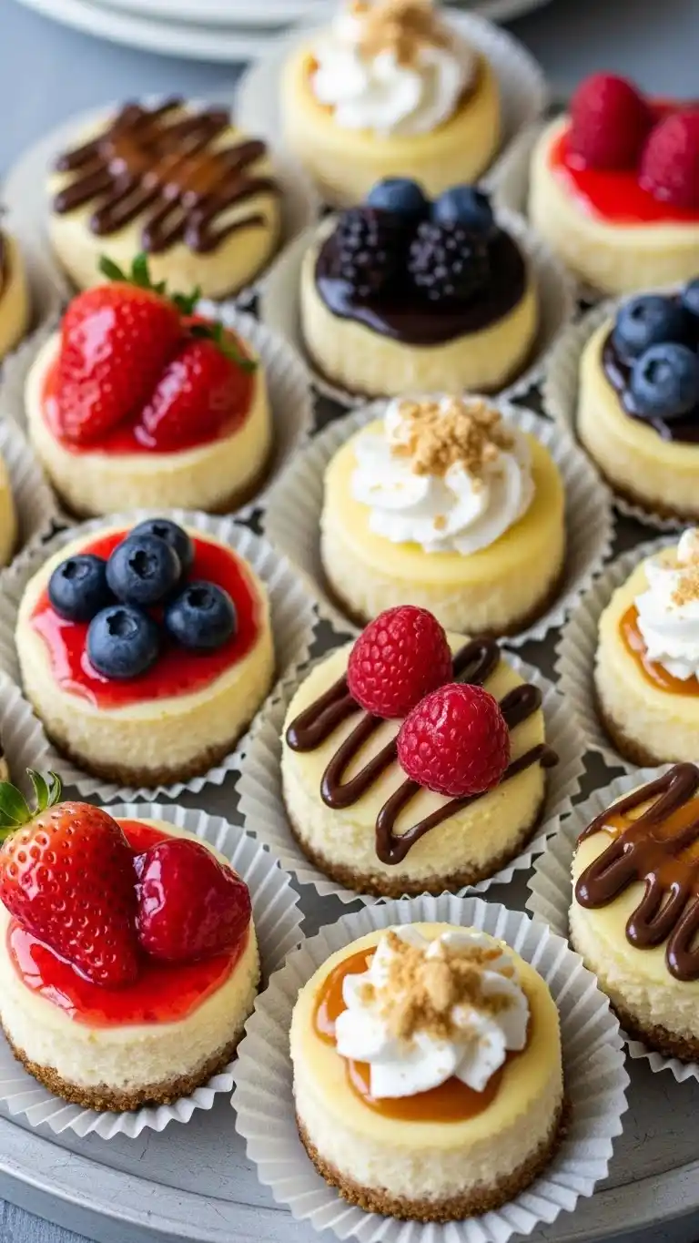 Tiny Cheesecake Bites Packed with Big Flavor 4 mini cheesecake bites1