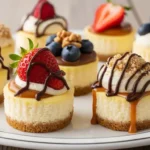 Tiny Cheesecake Bites Packed with Big Flavor 2 mini cheesecake nites