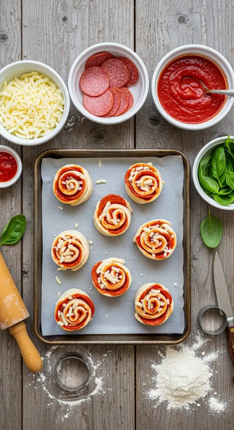 Pretty Pizza Roses That Taste as Good as They Look 3 mini pizza roses 2