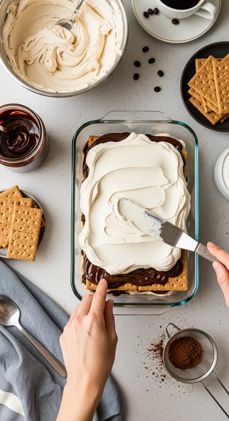 Easy Mocha Icebox Cake for When You Don’t Want to Bake 3 no bake mocha icebox cake