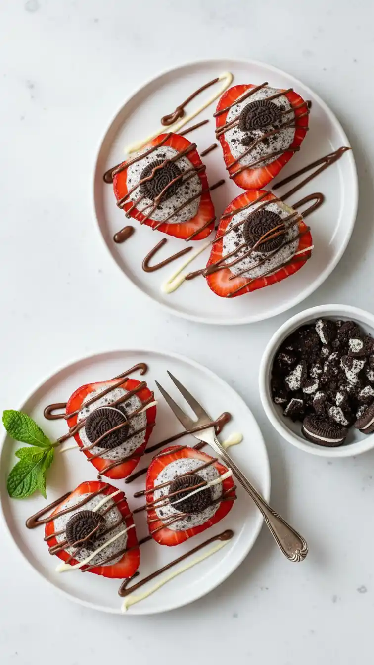 No-Bake Oreo Cheesecake Stuffed Strawberries 4 oreo cheesecake stuffed strawberries01