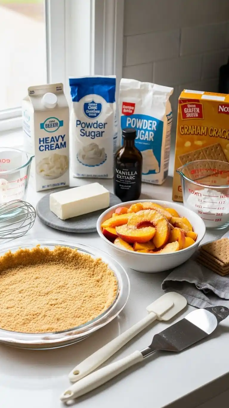 Peach Icebox Pie You’ll Be Making All Summer 3 peach icebox