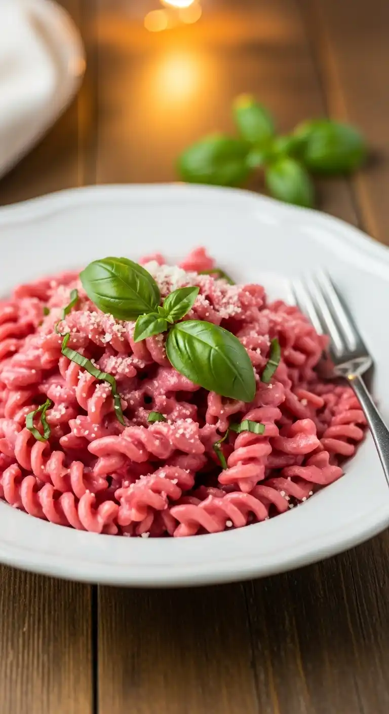 This Pink Pasta Is Too Pretty to Skip Tonight 4 pink pasta3