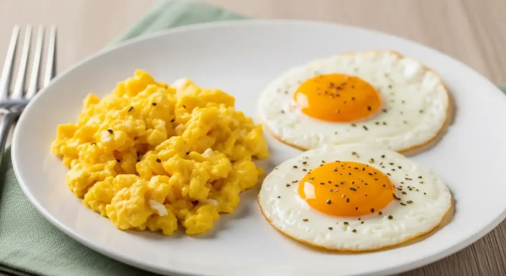 How to Keep Eggs From Sticking to Pan (So Breakfast Stops Winning the Fight) 5 scrambled vs fried eggs