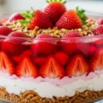 Easy Strawberry Pretzel Salad Recipe 2 strawberry pretzel salad