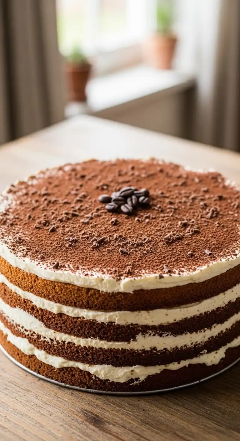 12 Stunning Tiramisu Wedding Cake Ideas That’ll Wow Every Guest 7 _Almond Flour Keto Tiramisu Cake.