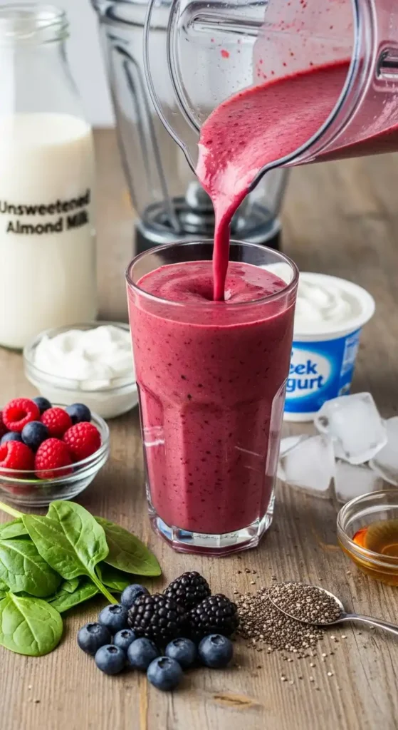 Low-Calorie Berry Weight Loss Smoothie That Delights 3 _Berry Weight Loss Smoothie