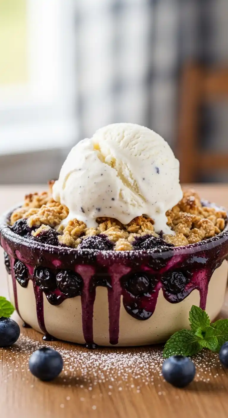 Ultimate Blueberry Crisp – Quick & Delicious 4 Blueberry Crisp3