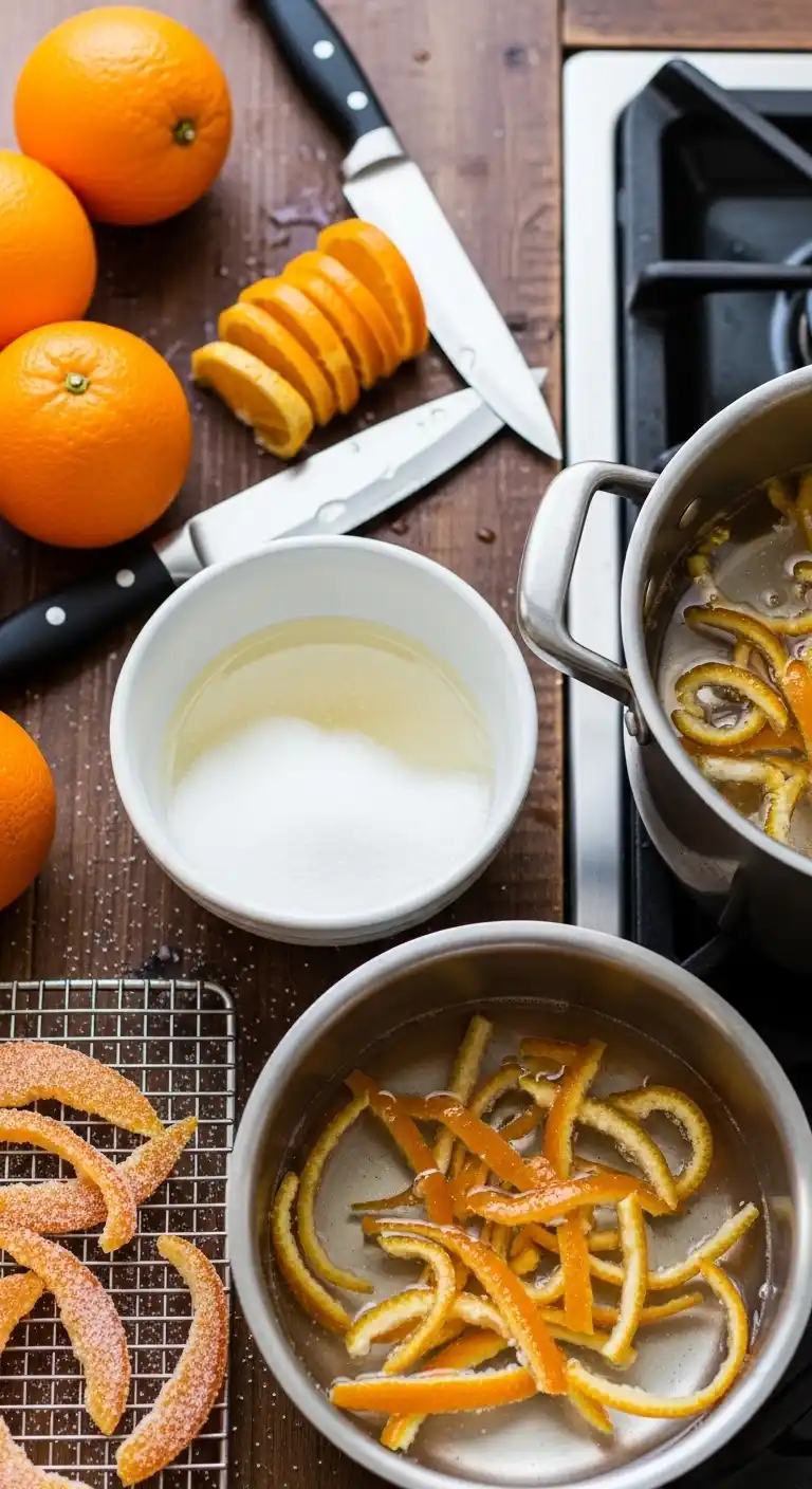 Easy Candied Orange Peel Recipe You’ll Crave 3 Candied orange peel2