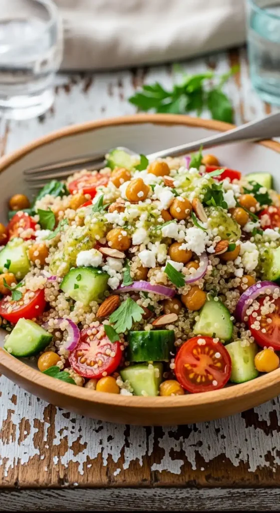 Chickpea & Quinoa Power Salad: Weeknight Win 4 Chickpea & Quinoa salad