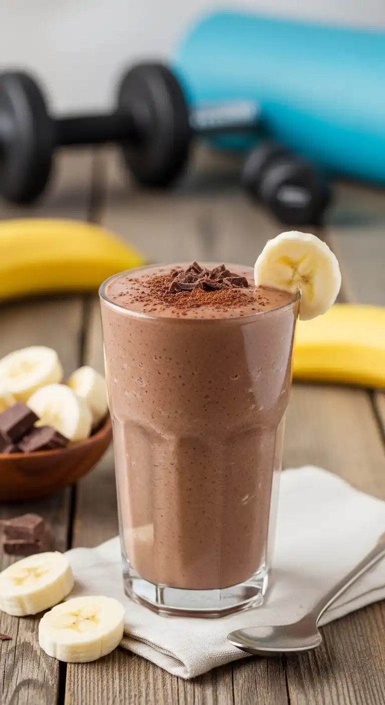 20 Fat-Burning Healthy Smoothie Recipes 11 Chocolate Banana Fitness Smoothie