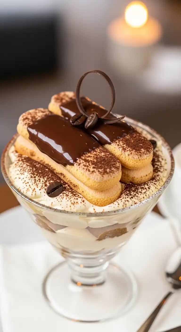 10 Make-Ahead Tiramisu Desserts That’ll Steal the Show at Your Next Party 9 _Chocolate-Dipped Ladyfinger Tiramisu