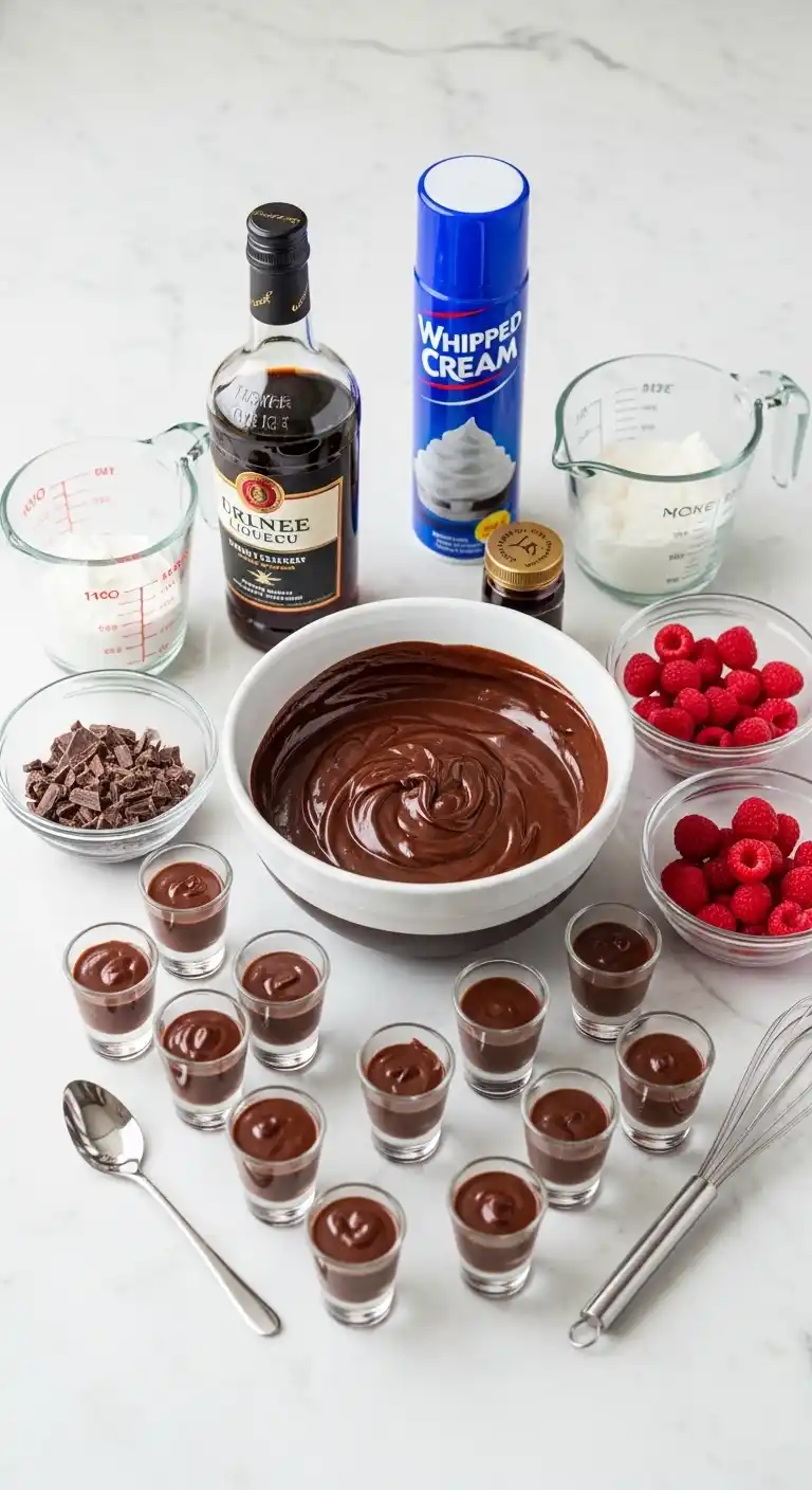 Easy Chocolate Pudding Shots for Dessert Lovers 3 Chocolate pudding shots2