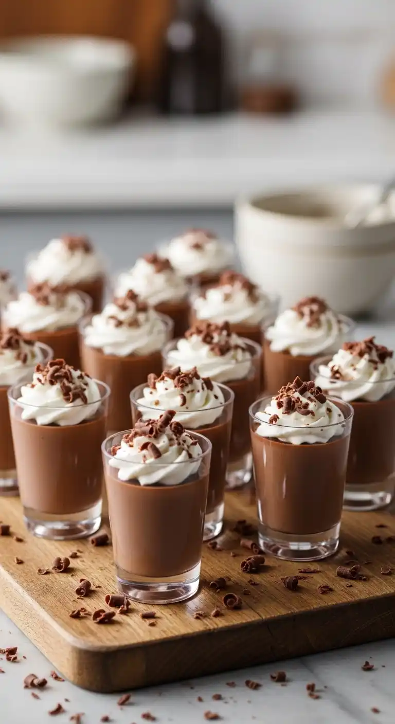 Easy Chocolate Pudding Shots for Dessert Lovers 4 Chocolate pudding shots3