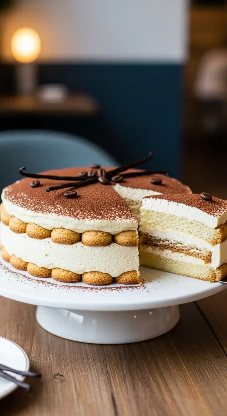 12 Stunning Tiramisu Wedding Cake Ideas That’ll Wow Every Guest 9 Coffee-Free Vanilla Tiramisu Cake