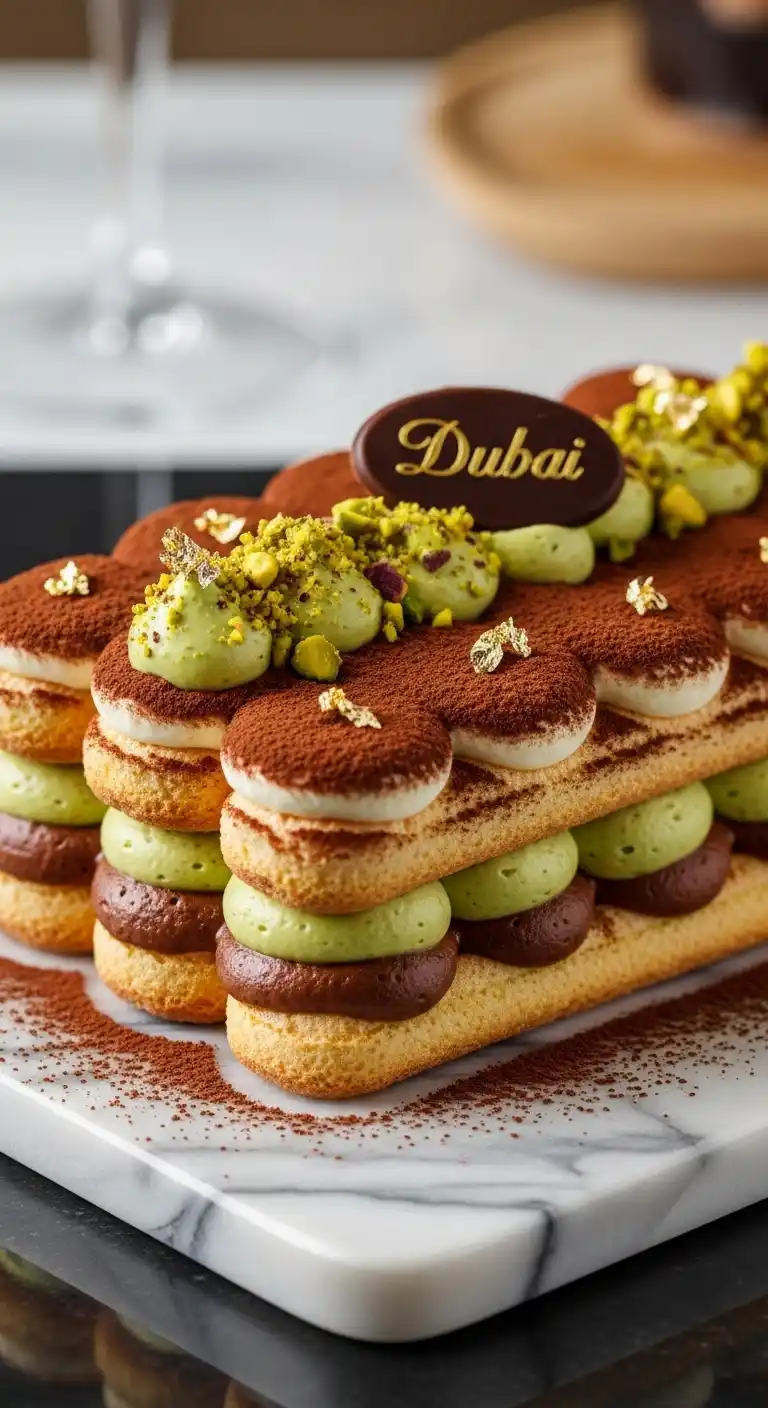 Luxe Dubai Chocolate Tiramisu Recipe 5 Dubai Chocolate Tiramisu 4