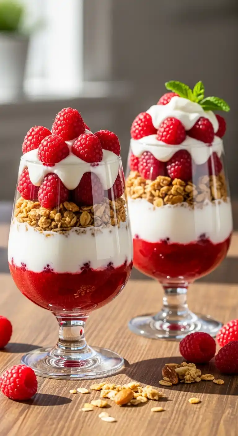 5 Raspberry Desserts You Have to Try That Taste Like Summer 4 Fresh Raspberry Yogurt Parfaits