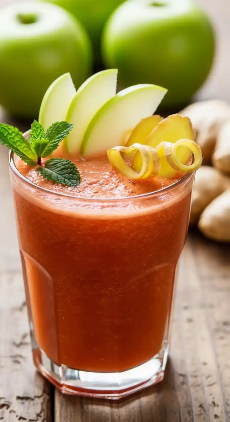 20 Fat-Burning Healthy Smoothie Recipes 17 Ginger Apple Fat Flush