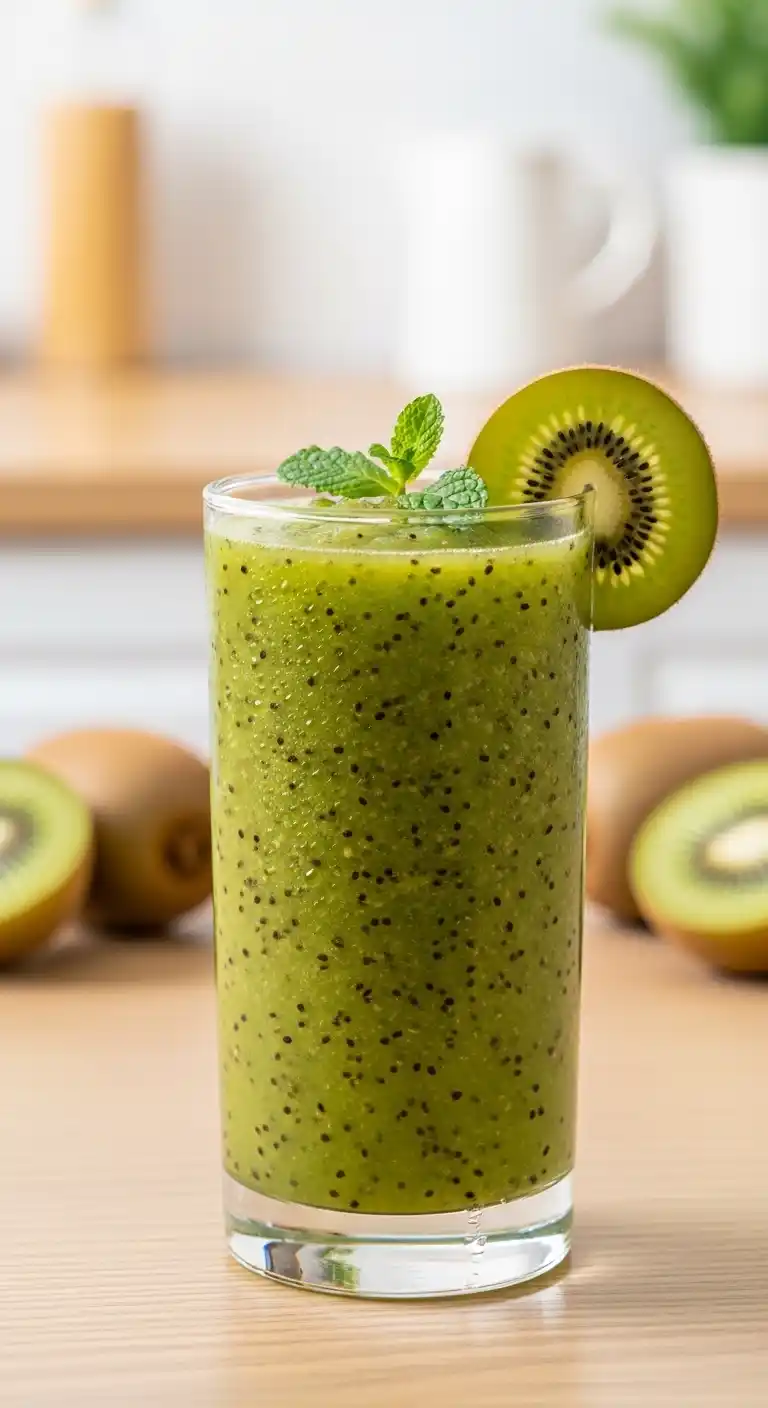 20 Fat-Burning Healthy Smoothie Recipes 15 _Kiwi Green Cleanser