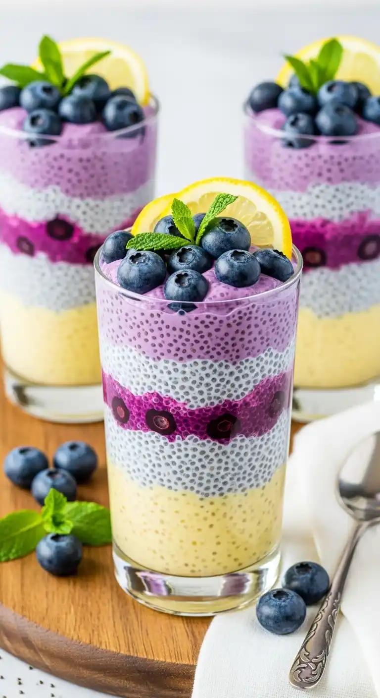 5 Gluten Free Desserts Everyone Will Love 5 Lemon Blueberry Chia Pudding Parfaits