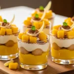 Tropical Mango Tiramisu Cups Recipe 2 Mango Tiramisu Cups 1