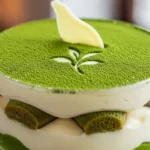 Matcha Tiramisu with Silky White Chocolate Cream 2 Matcha Tiramisu 1