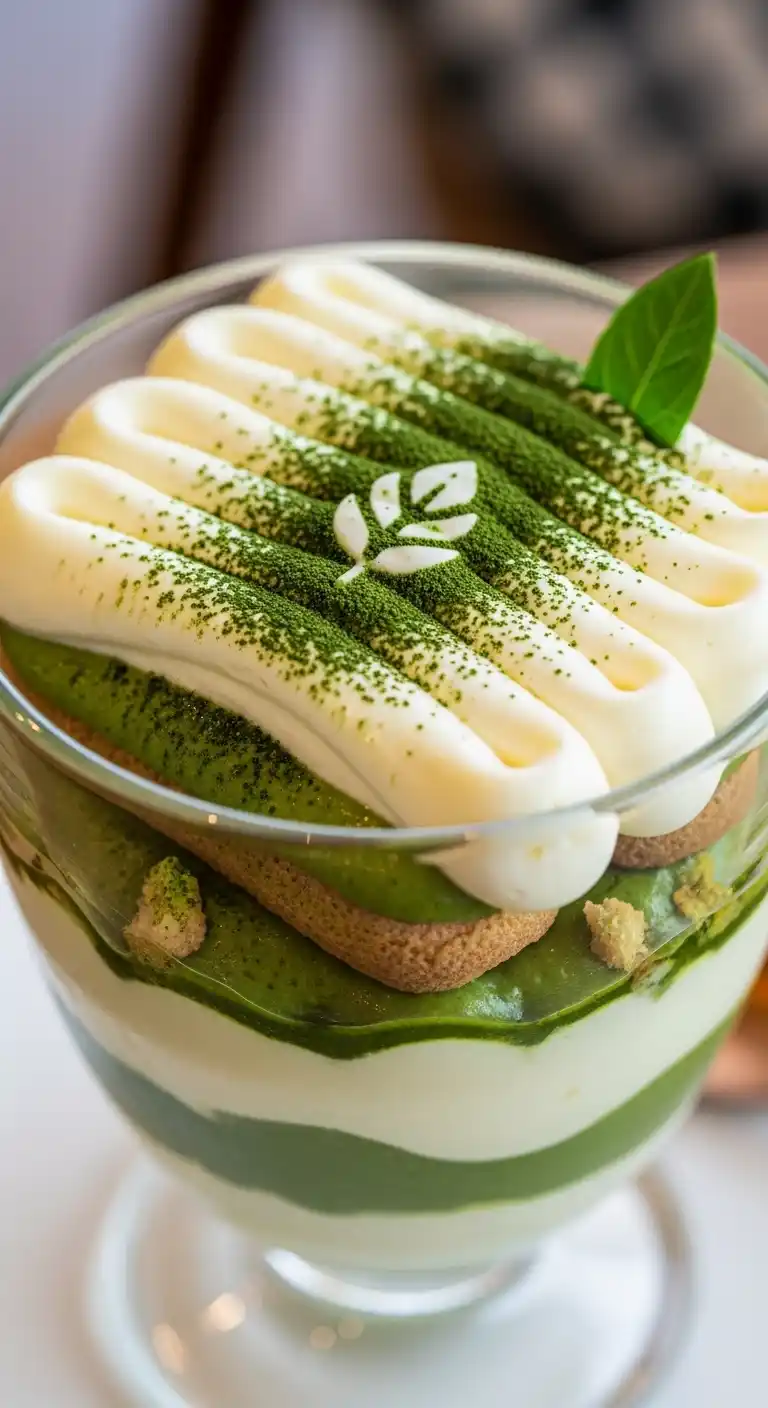 Matcha Tiramisu with Silky White Chocolate Cream 5 Matcha Tiramisu 4
