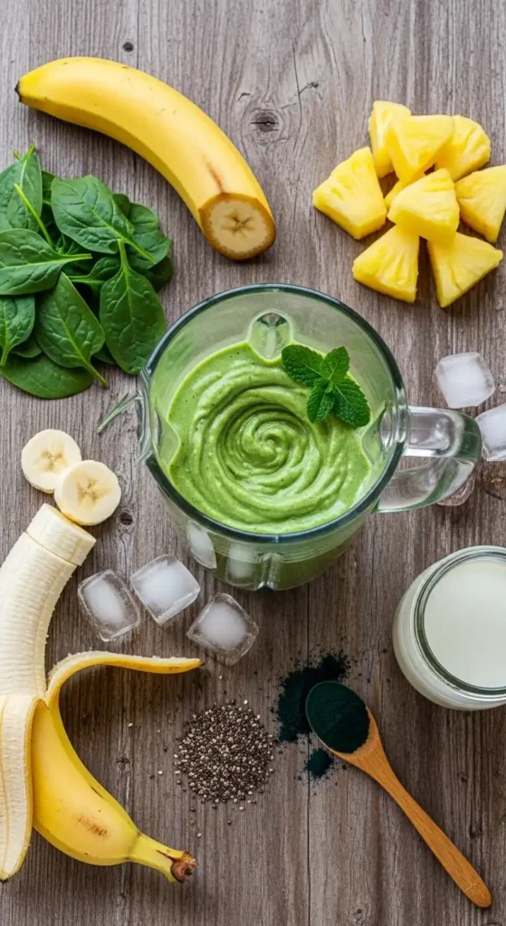 Morning Energy Green Smoothie: Your Weekday Power Boost 3 Morning Energy Green Smoothie