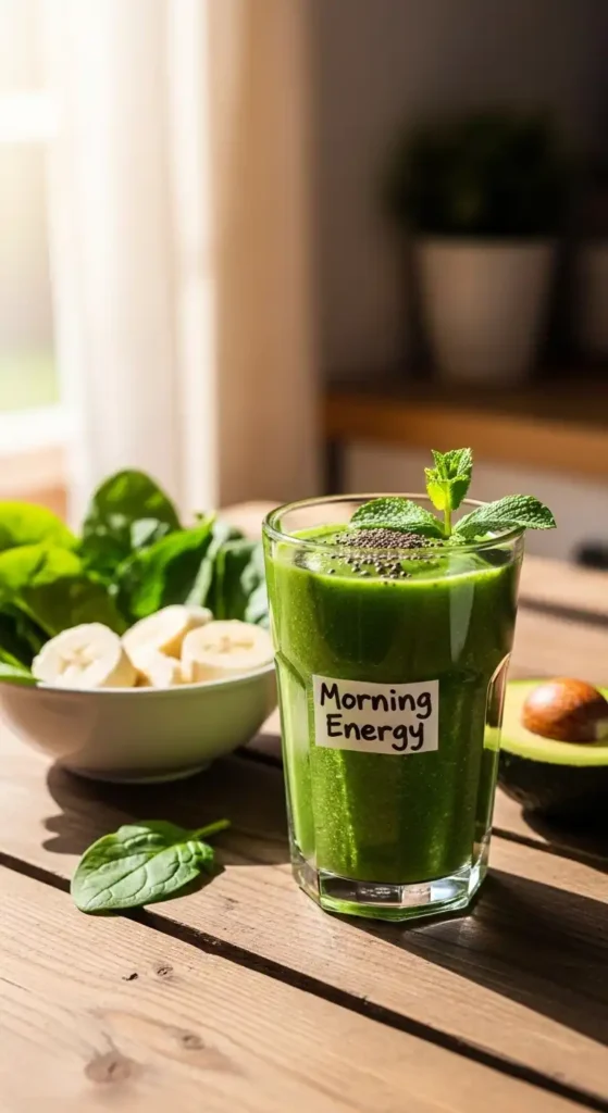Morning Energy Green Smoothie: Your Weekday Power Boost 5 Morning Energy Green Smoothie2