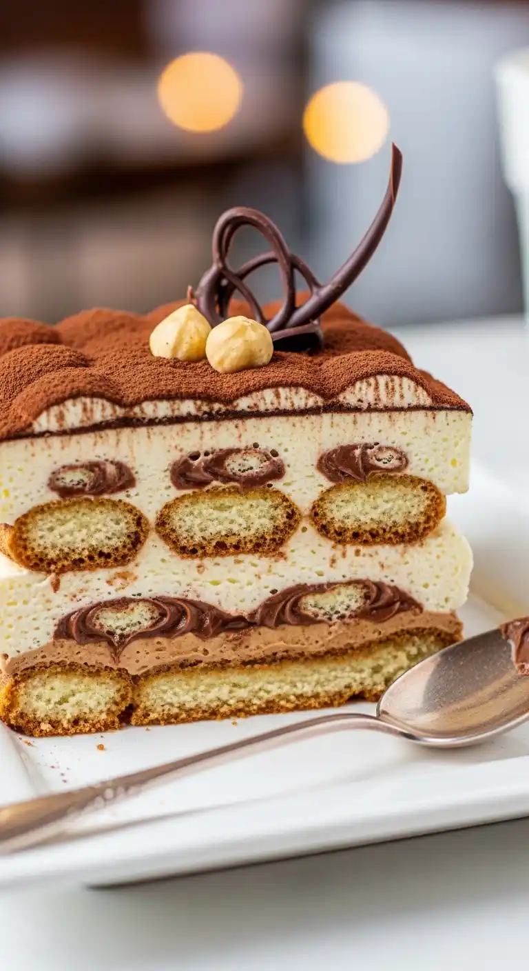 10 Effortless Tiramisu Treats You Can Make in 30 Minutes 6 Nutella Swirl Tiramisu