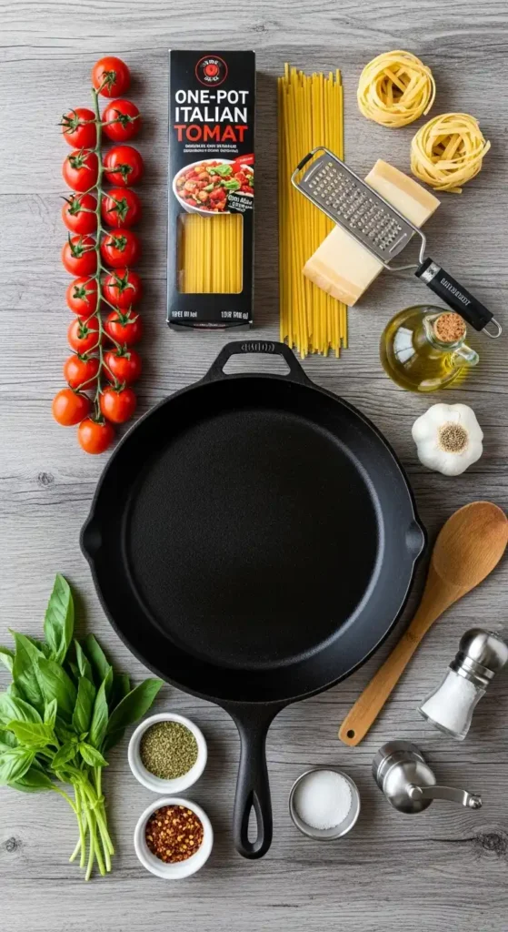 One-Pot Italian Tomato Pasta: Weeknight Wonder 3 One-Pot Italian Tomato Pasta2