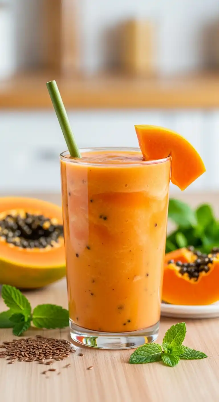 20 Fat-Burning Healthy Smoothie Recipes 19 Papaya Digestive Smoothie