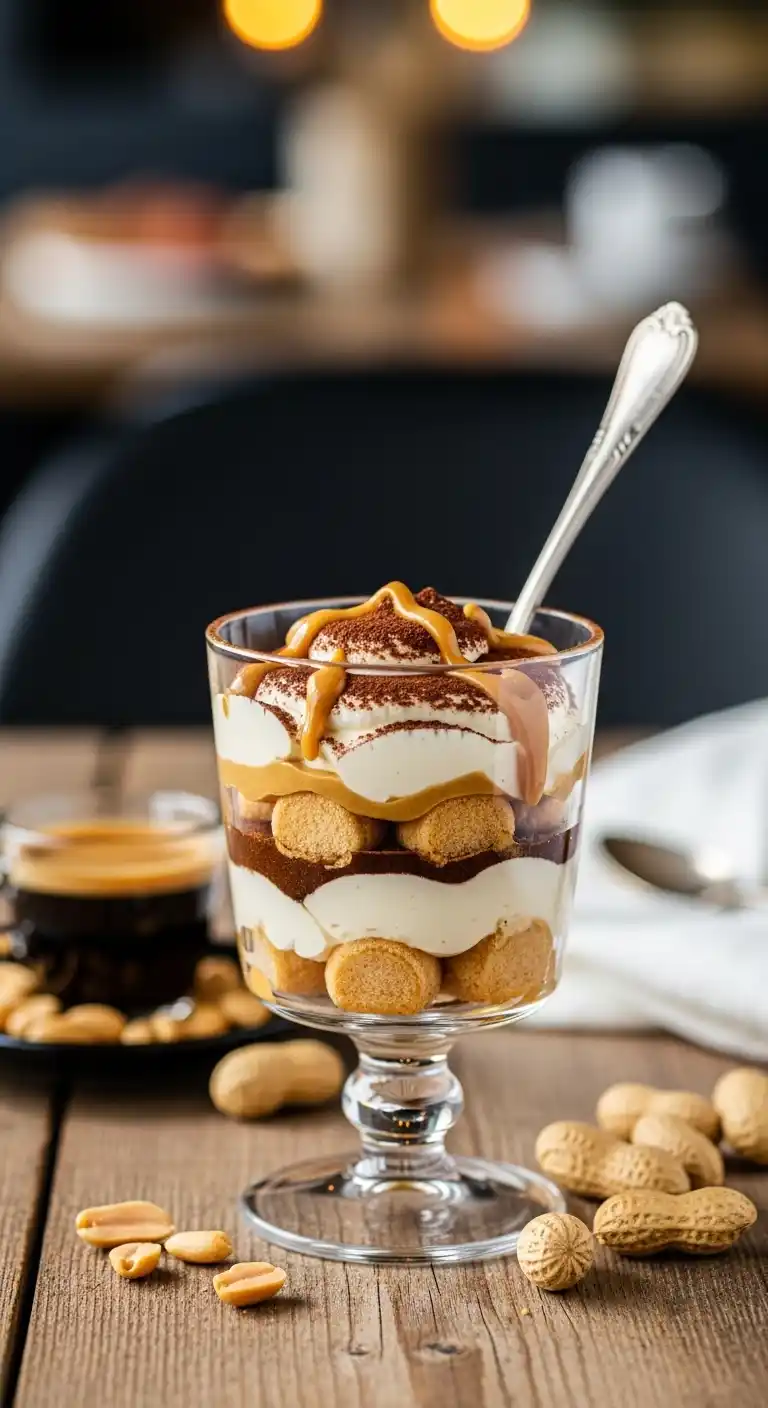 10 Effortless Tiramisu Treats You Can Make in 30 Minutes 9 Peanut Butter Tiramisu Twist